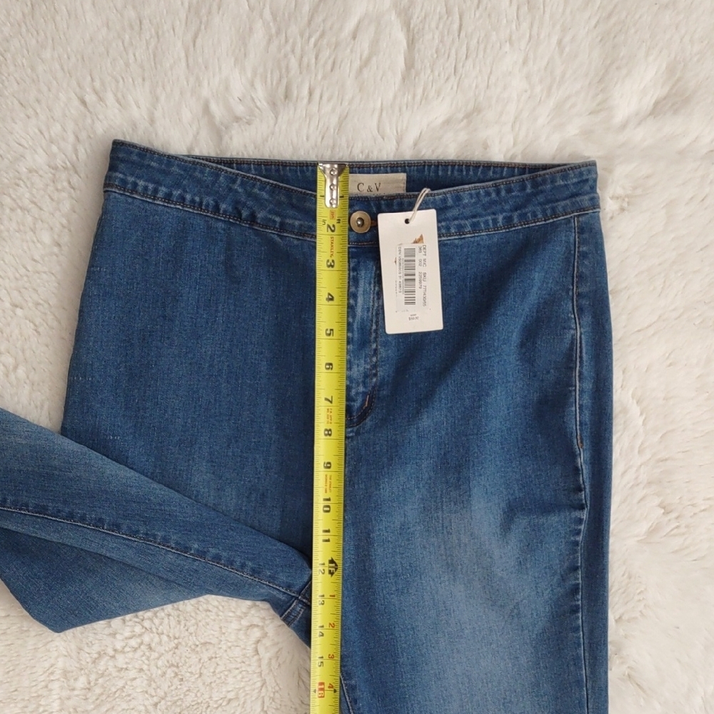 Chelsea & Violet, Size 31,Blue Flared Women's Jeans - Picture 13 of 17